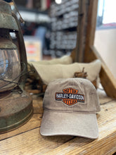 Load image into Gallery viewer, H-D Brown Elongated Bar &amp; Shield Hat