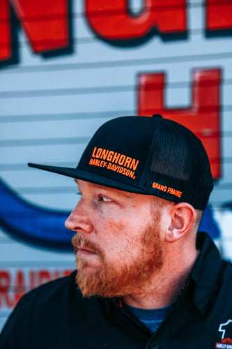 Longhorn H-D Flatbill Hat