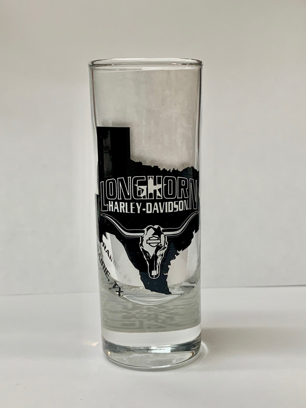 TEXAS OUTLINE TALL SHOT GLASS
